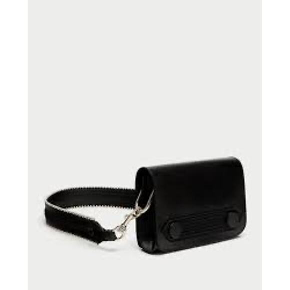 Black Leather Studded Zara Purse - Picture 1 of 9
